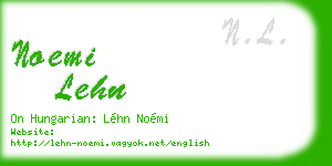 noemi lehn business card